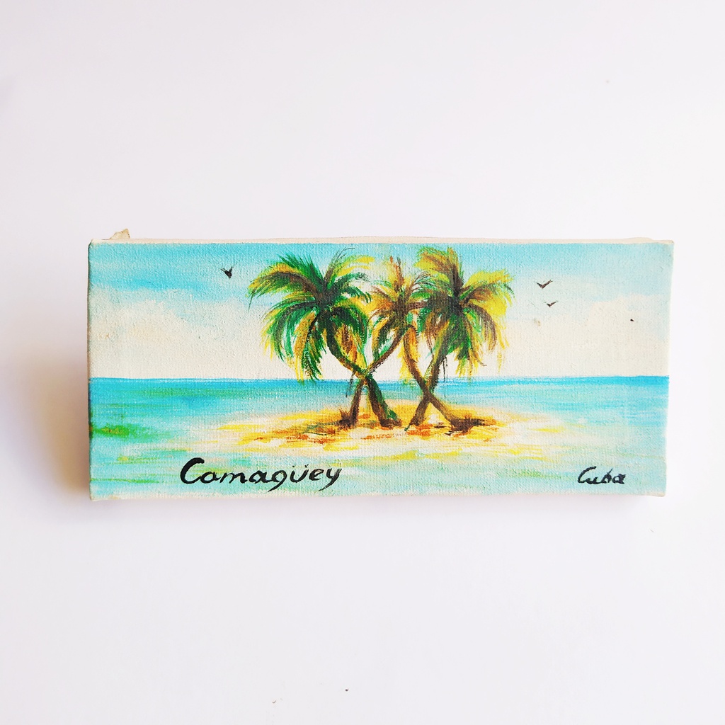 Pintura de Playa  Cubana