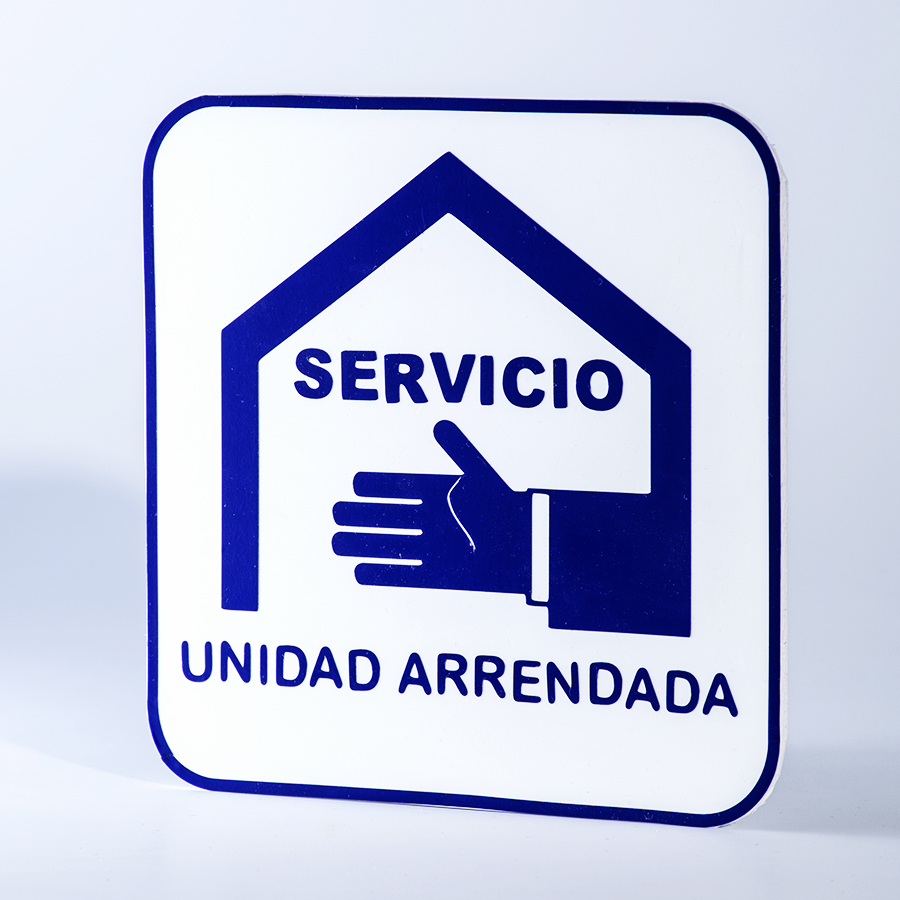 Señalización / Unidad arrendada